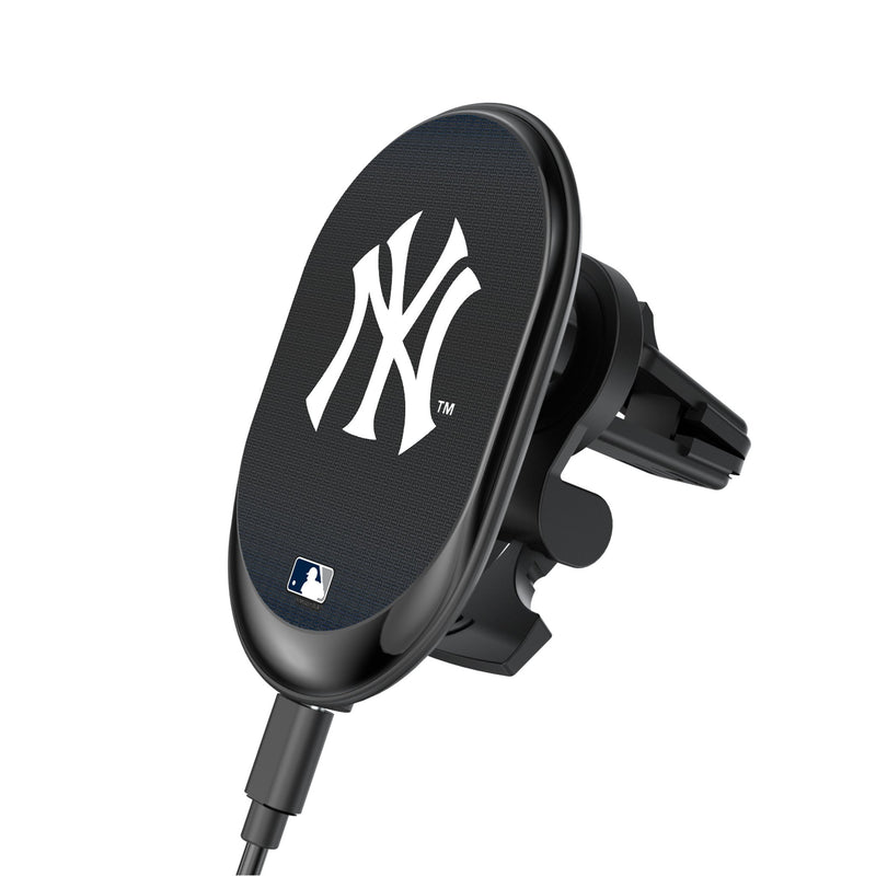 New York Yankees Linen Wireless Mag Car Charger