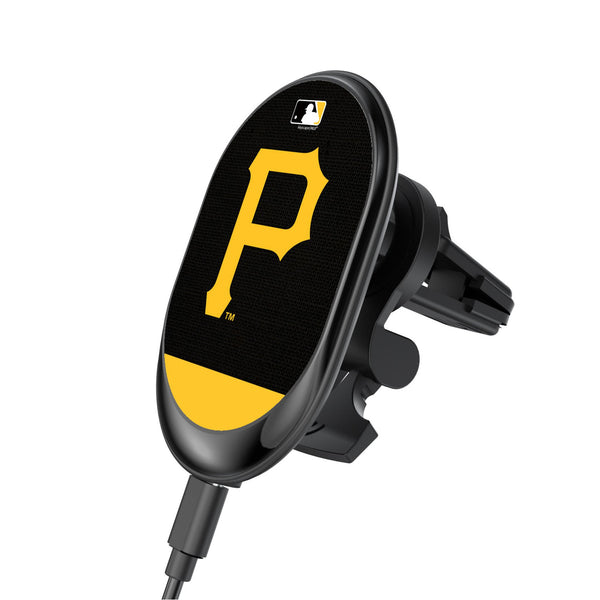 Pittsburgh Pirates Endzone Solid Wireless Mag Car Charger