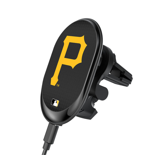 Pittsburgh Pirates Linen Wireless Mag Car Charger