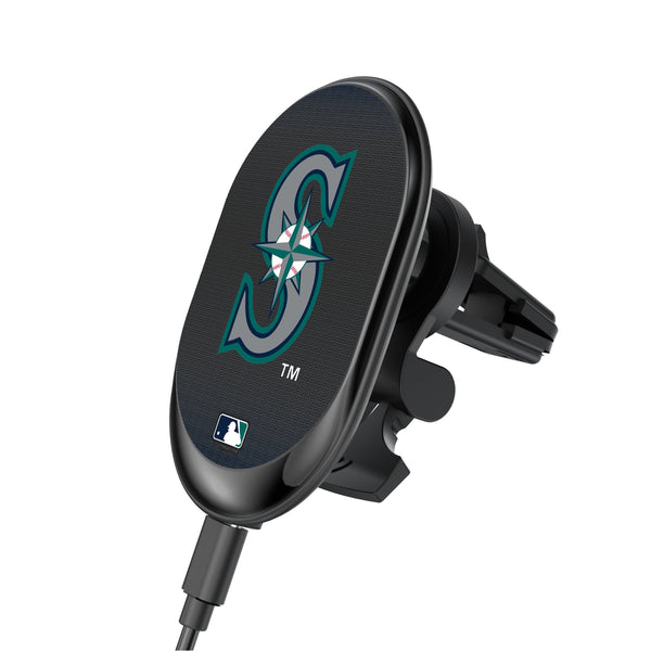 Seattle Mariners Linen Wireless Mag Car Charger