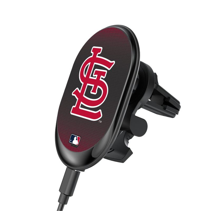 St Louis Cardinals Linen Wireless Mag Car Charger