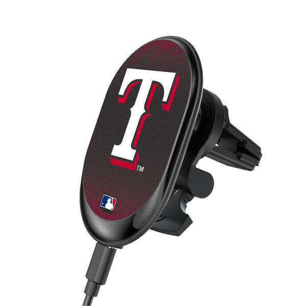 Texas Rangers Linen Wireless Mag Car Charger