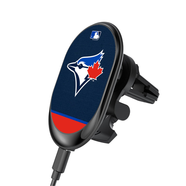 Toronto Blue Jays Endzone Solid Wireless Mag Car Charger