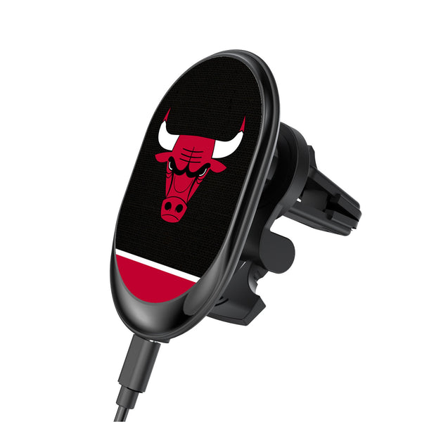 Chicago Bulls Endzone Solid Wireless Mag Car Charger