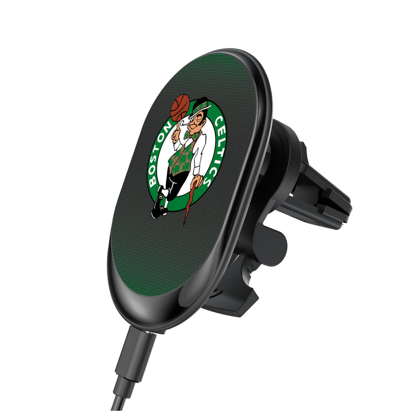 Boston Celtics Linen Wireless Mag Car Charger