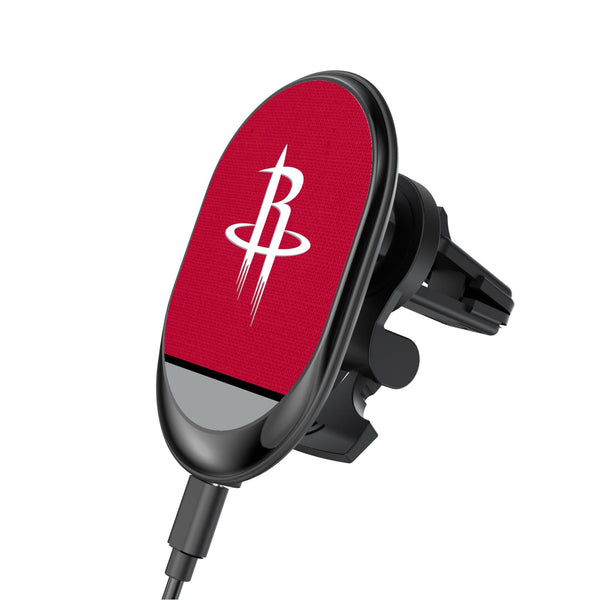 Houston Rockets Endzone Solid Wireless Mag Car Charger