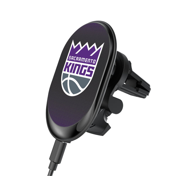 Sacramento Kings Linen Wireless Mag Car Charger