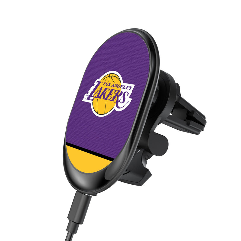 Los Angeles Lakers Endzone Solid Wireless Mag Car Charger