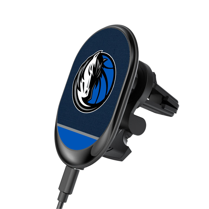 Dallas Mavericks Endzone Solid Wireless Mag Car Charger