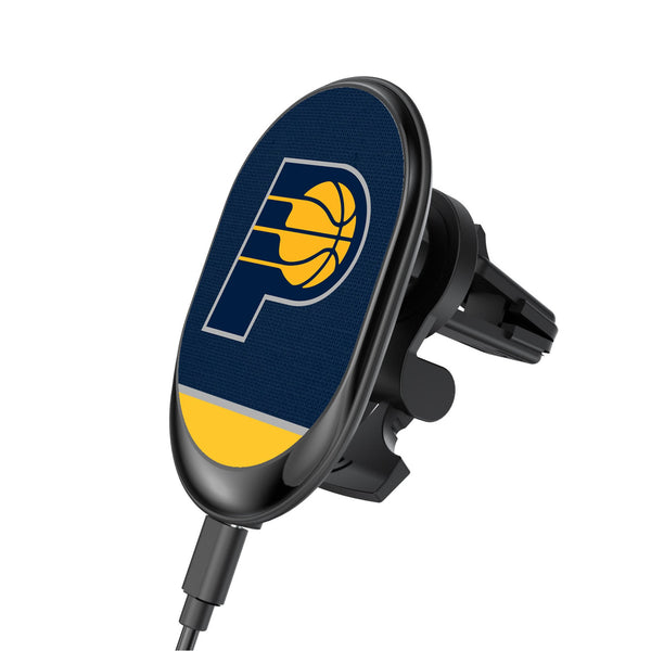 Indiana Pacers Endzone Solid Wireless Mag Car Charger