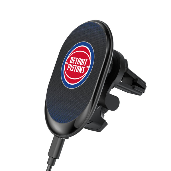 Detroit Pistons Linen Wireless Mag Car Charger