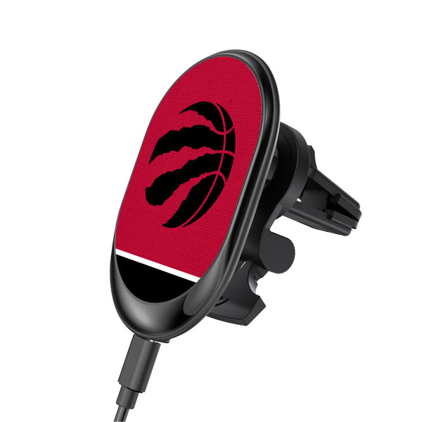 Toronto Raptors Endzone Solid Wireless Mag Car Charger