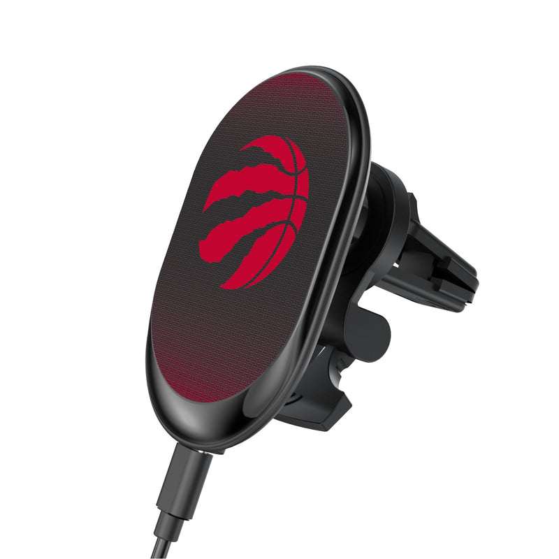 Toronto Raptors Linen Wireless Mag Car Charger