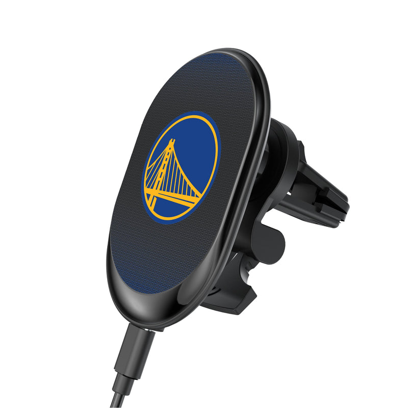 Golden State Warriors Linen Wireless Mag Car Charger