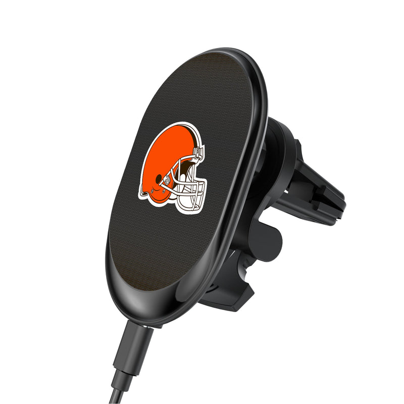 Cleveland Browns Linen Wireless Mag Car Charger