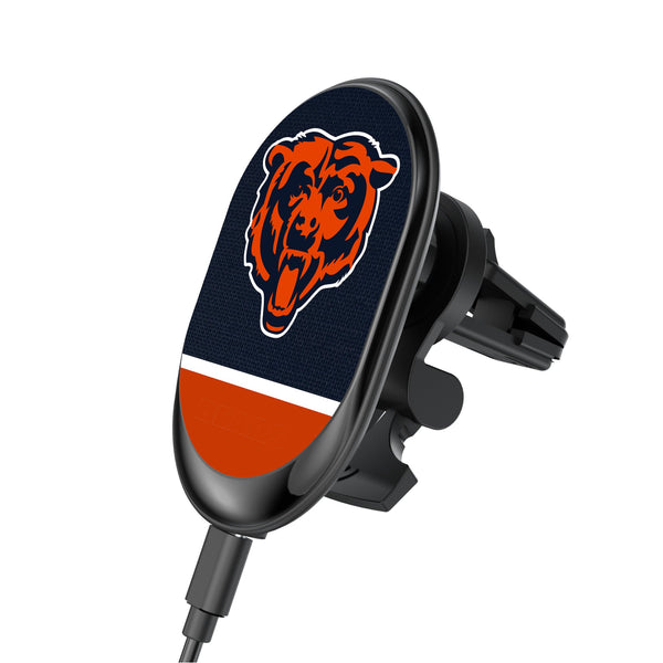 Chicago Bears Endzone Solid Wireless Mag Car Charger