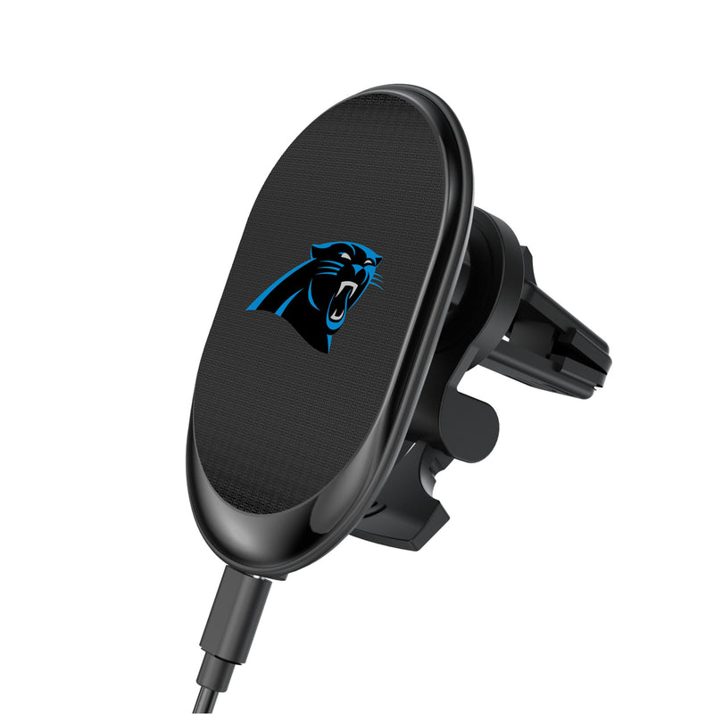 Carolina Panthers Linen Wireless Mag Car Charger