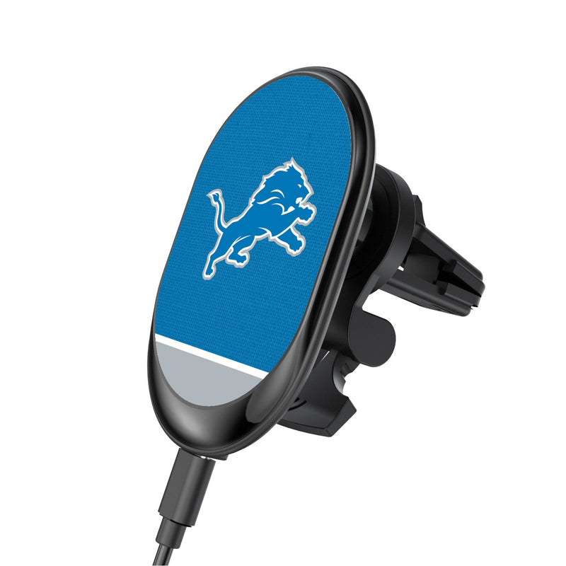 Detroit Lions Endzone Solid Wireless Mag Car Charger