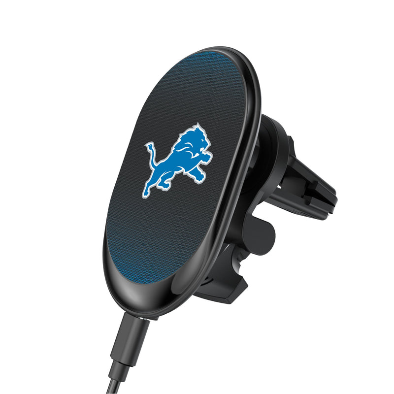 Detroit Lions Linen Wireless Mag Car Charger