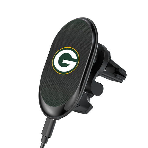 Green Bay Packers Linen Wireless Mag Car Charger