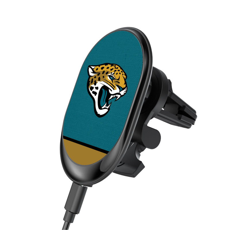 Jacksonville Jaguars Endzone Solid Wireless Mag Car Charger