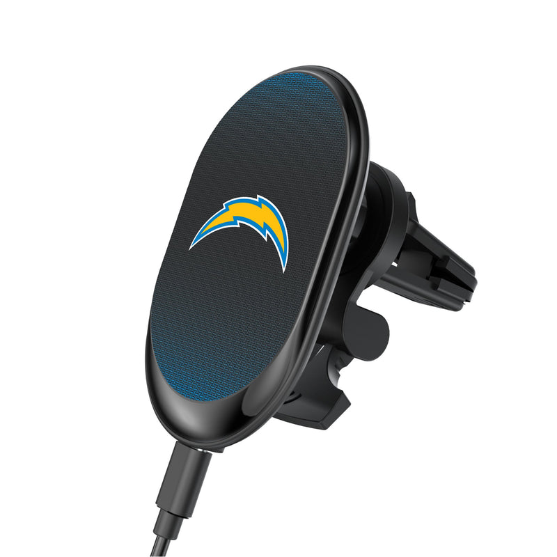 Los Angeles Chargers Linen Wireless Mag Car Charger