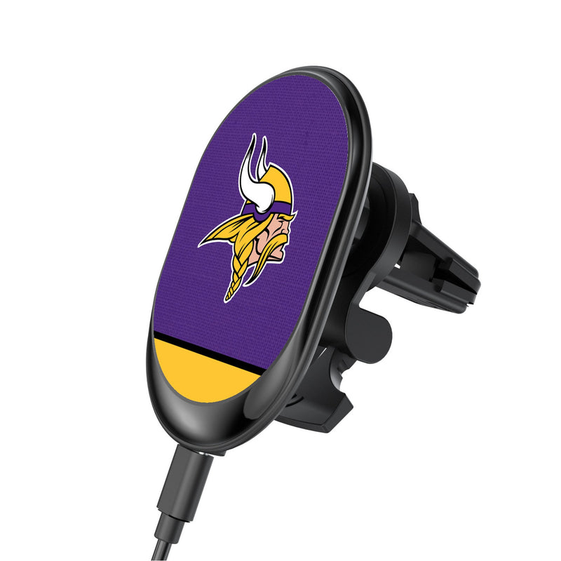 Minnesota Vikings Endzone Solid Wireless Mag Car Charger