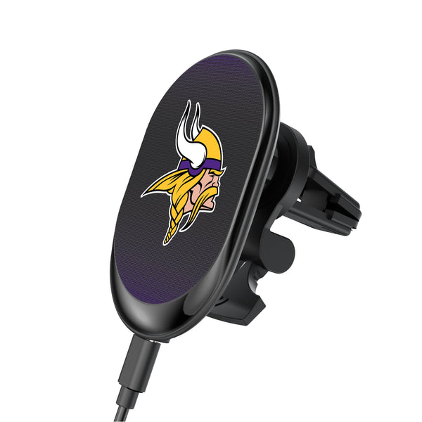 Minnesota Vikings Linen Wireless Mag Car Charger