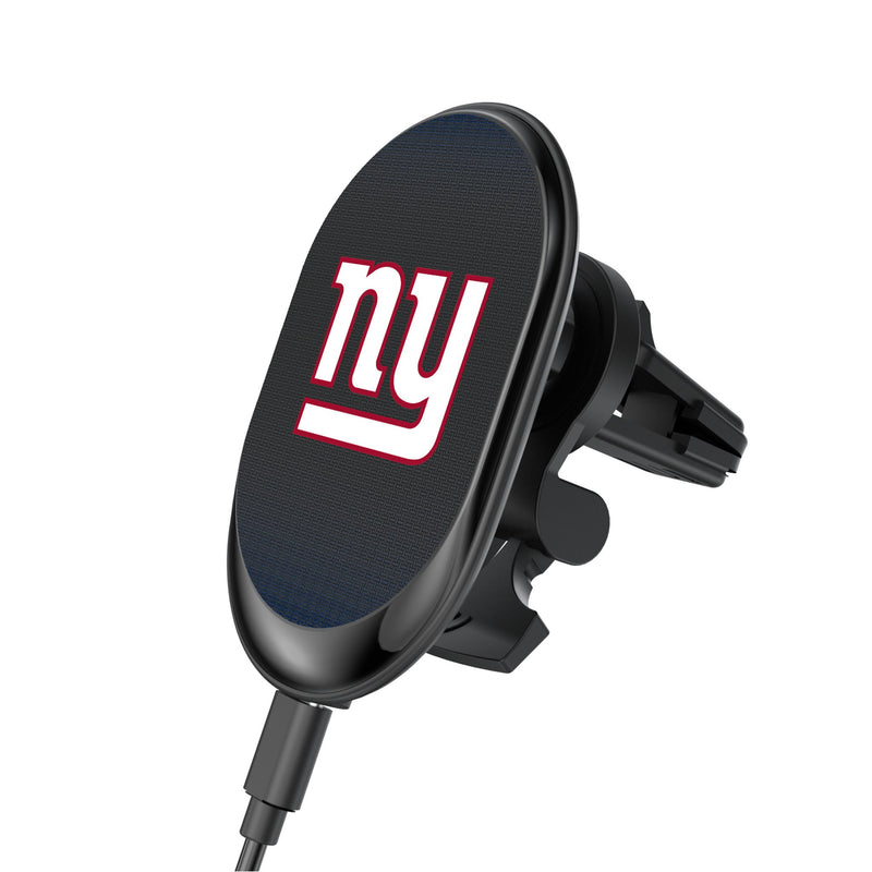 New York Giants Linen Wireless Mag Car Charger