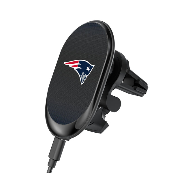 New England Patriots Linen Wireless Mag Car Charger