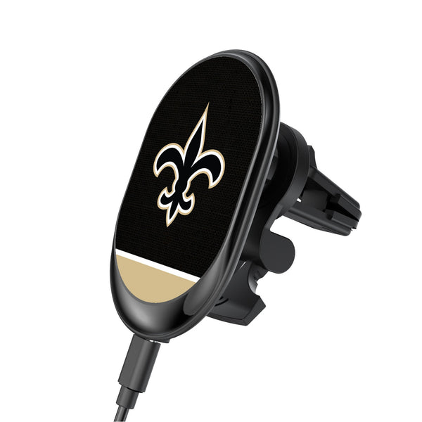 New Orleans Saints Endzone Solid Wireless Mag Car Charger