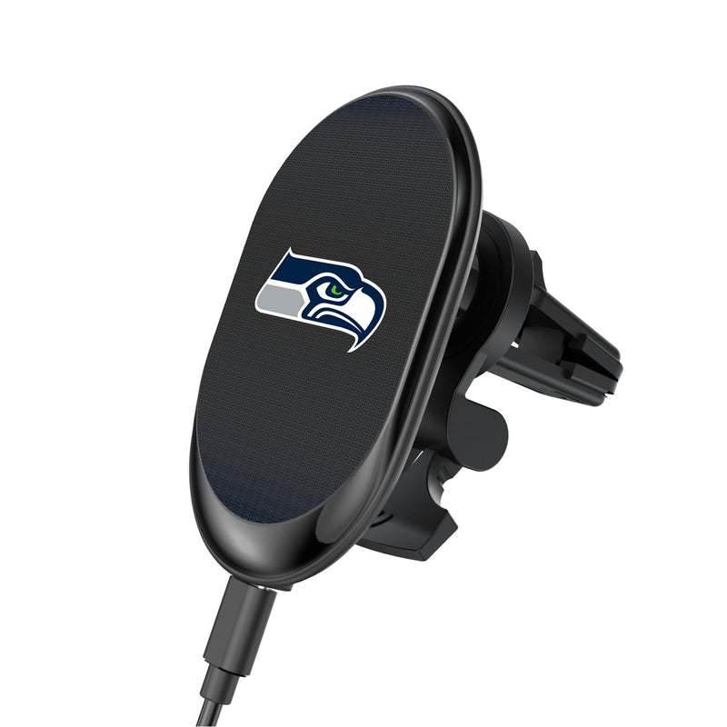 Seattle Seahawks Linen Wireless Mag Car Charger