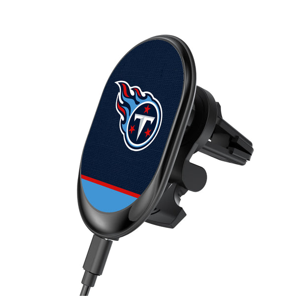 Tennessee Titans Endzone Solid Wireless Mag Car Charger