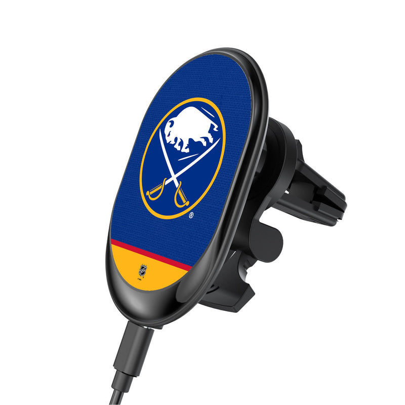 Buffalo Sabres Endzone Solid Wireless Mag Car Charger