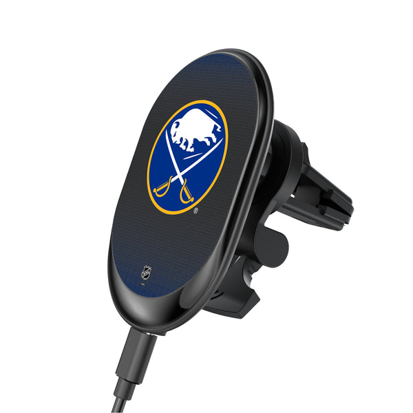 Buffalo Sabres Linen Wireless Mag Car Charger