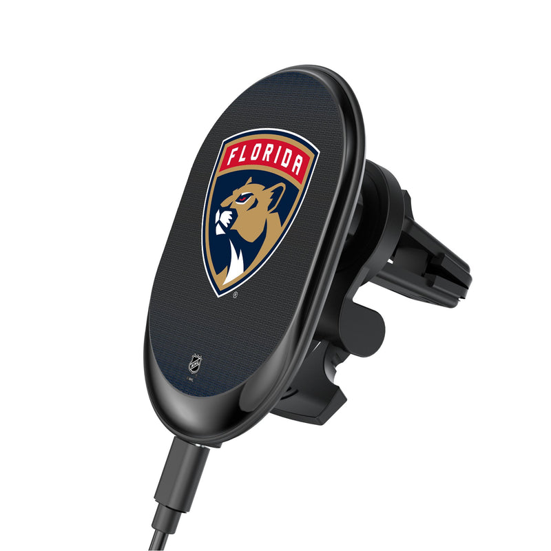 Florida Panthers Linen Wireless Mag Car Charger