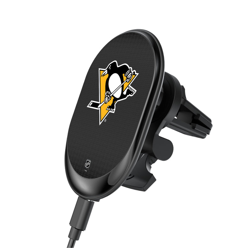 Pittsburgh Penguins Linen Wireless Mag Car Charger