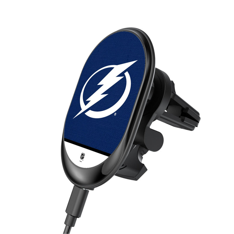 Tampa Bay Lightning Endzone Solid Wireless Mag Car Charger