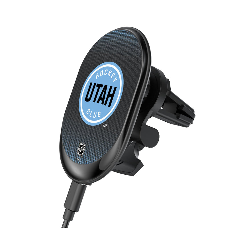 Utah Hockey Club Linen Wireless Mag Car Charger