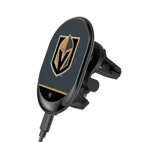 Vegas Golden Knights Endzone Solid Wireless Mag Car Charger