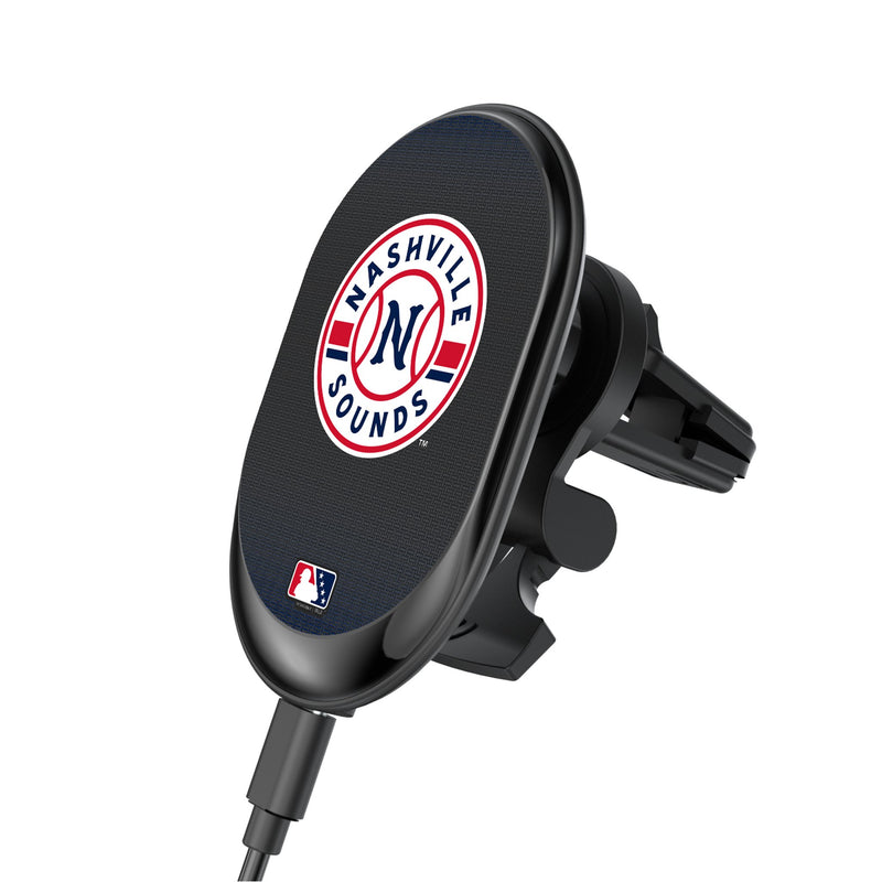 Nashville Sounds Linen Wireless Mag Car Charger