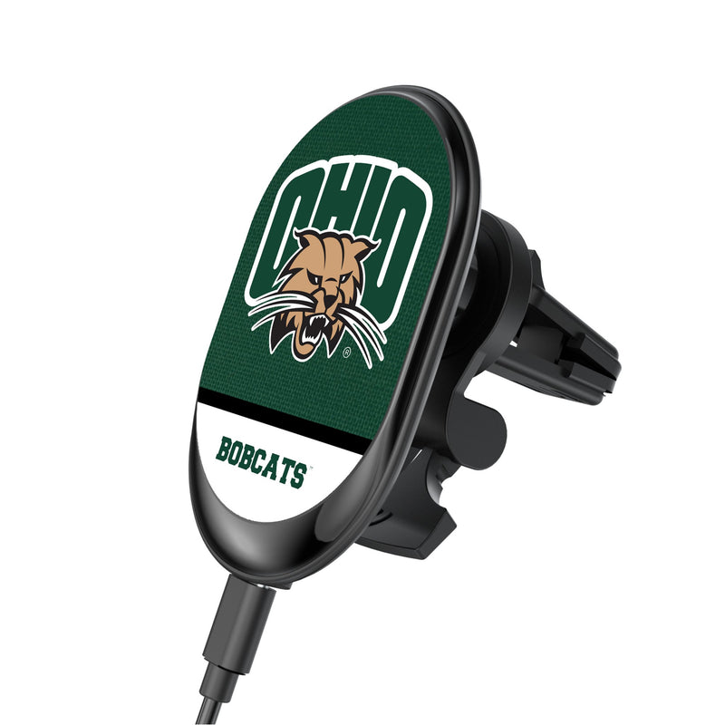 Ohio University Bobcats Endzone Solid Wireless Mag Car Charger