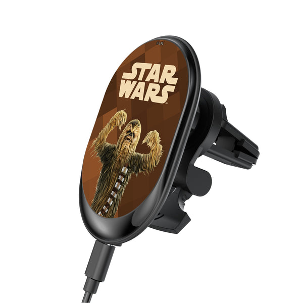 Star Wars Chewbacca Color Block Wireless Mag Car Charger