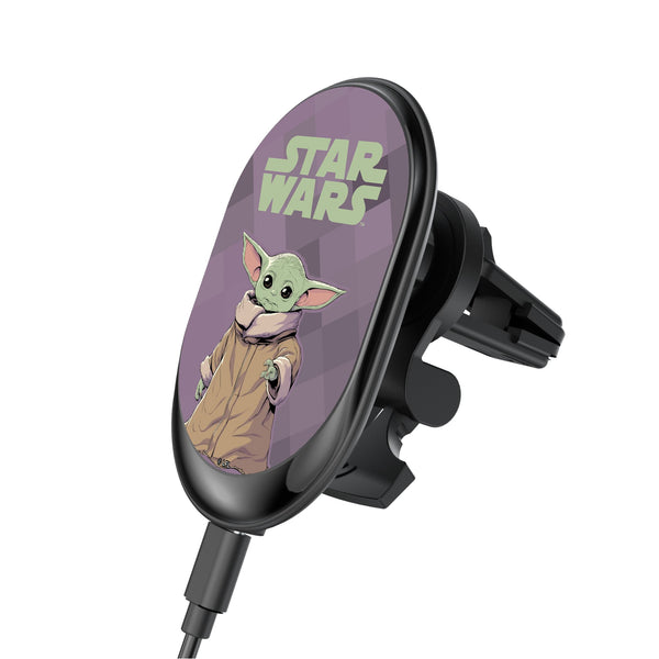 Star Wars: The Mandalorian Grogu Color Block Wireless Mag Car Charger