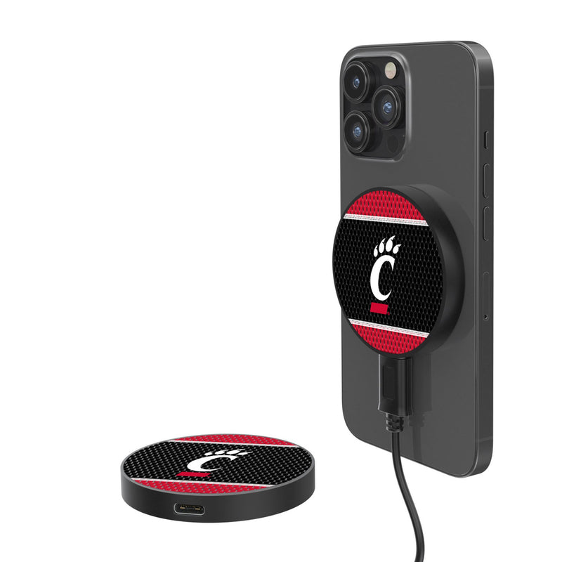 University of Cincinnati Bearcats Mesh 15-Watt Wireless Magnetic Charger