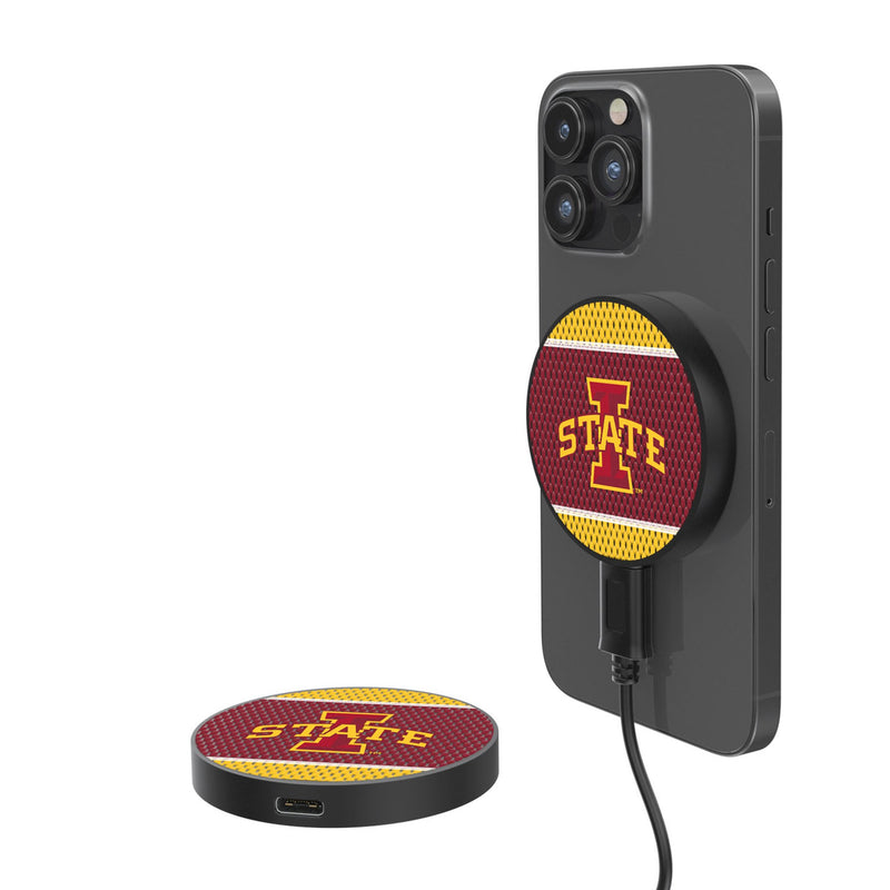 Iowa State University Cyclones Mesh 15-Watt Wireless Magnetic Charger