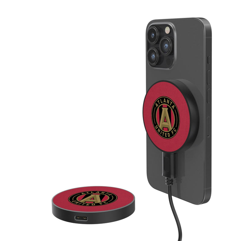 Atlanta United FC  Solid 15-Watt Wireless Magnetic Charger