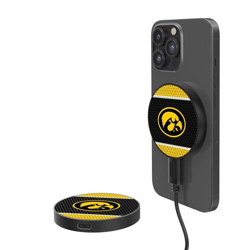 University of Iowa Hawkeyes Mesh 15-Watt Wireless Magnetic Charger