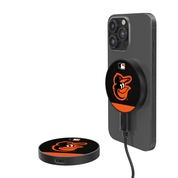 Baltimore Orioles Stripe 15-Watt Wireless Magnetic Charger