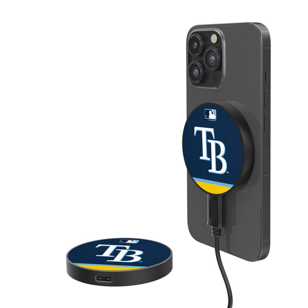 Tampa Bay Rays Stripe 15-Watt Wireless Magnetic Charger